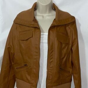 Zenana Outfitters, Faux Leather Jacket, L